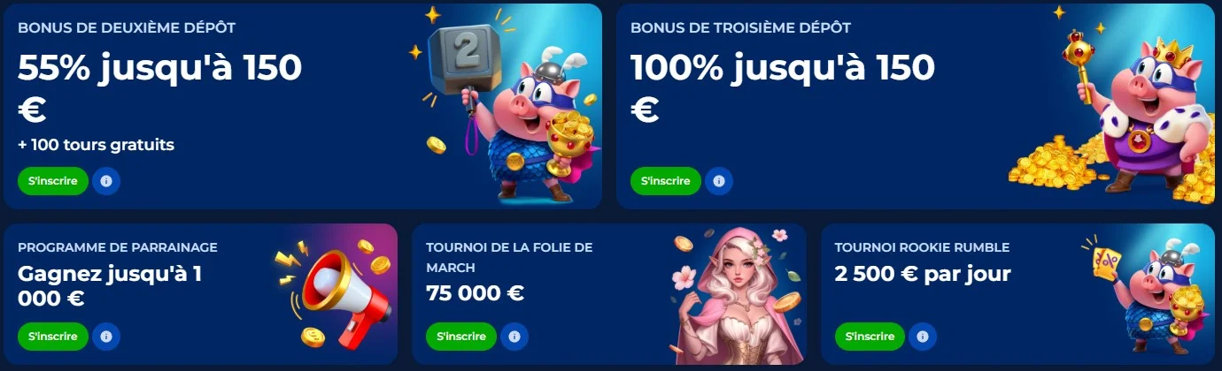 Machines à sous et machines à sous populaires GodOfCoins